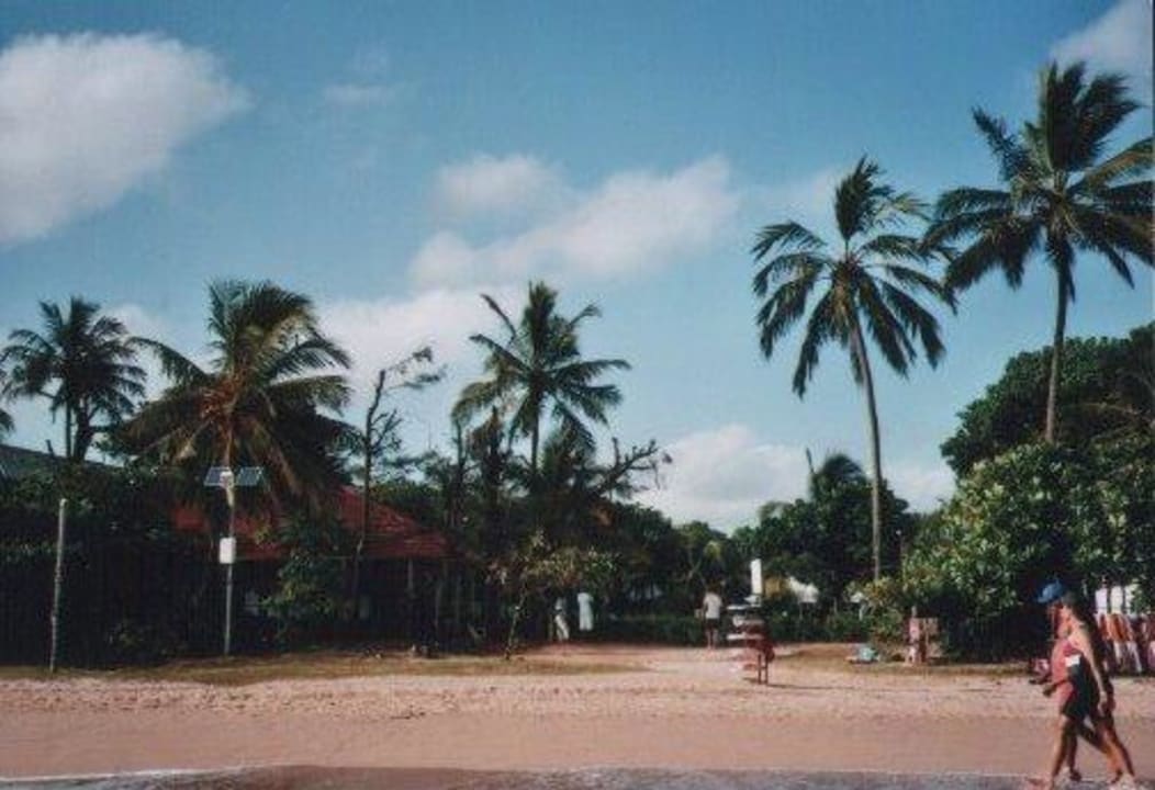 Hotelstrand mit Blick in die Anlage Hotel Club Palm Garden