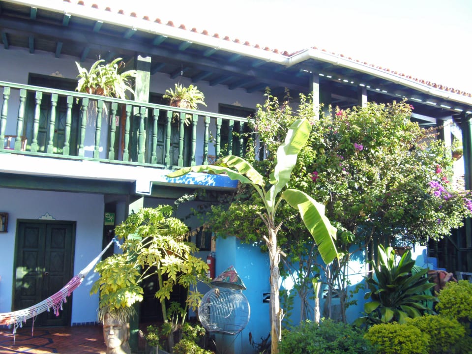 Rechts oben Zimmer Nr. 7 Hotel Posada Shalimar