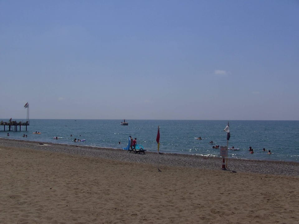 Blick vom Zugang zum Strand Sherwood Dreams Resort