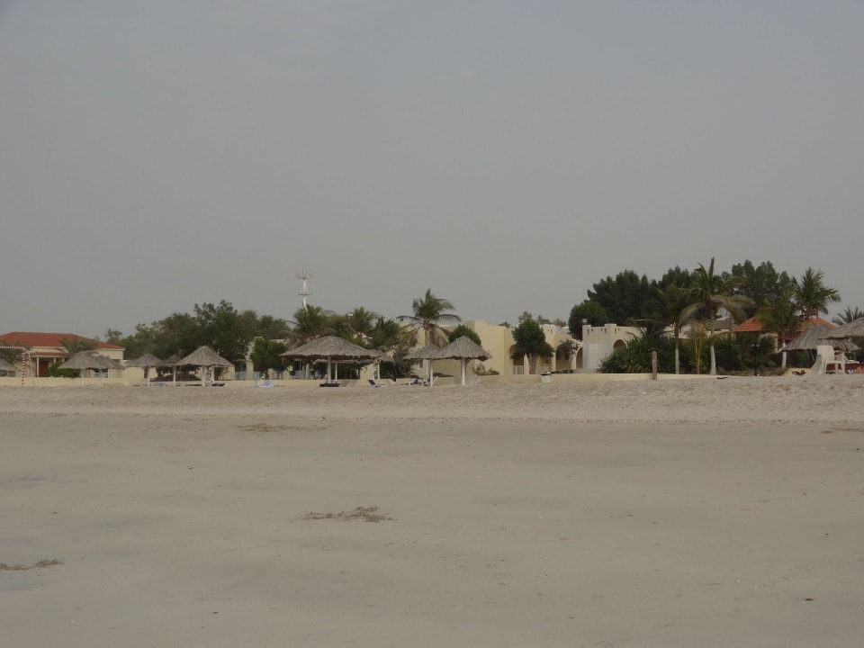 Vom Meer aus gesehen Umm Al Quwain Beach Hotel