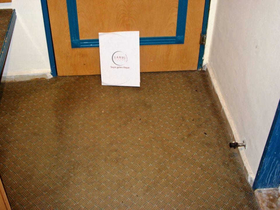 Dreckiger Teppichboden im Zimmer Polat Thermal Hotel