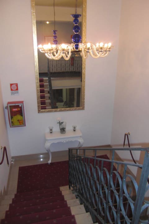 Treppenaufgang Hotel Le Mura