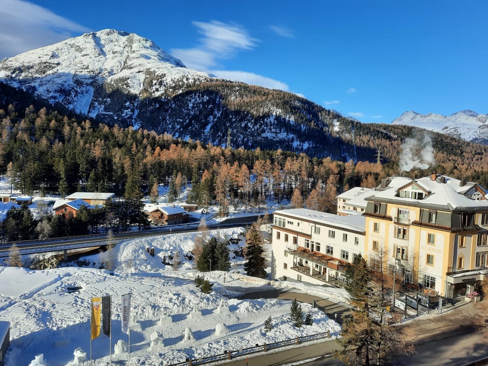 Ausblick Hotel Walther Pontresina
