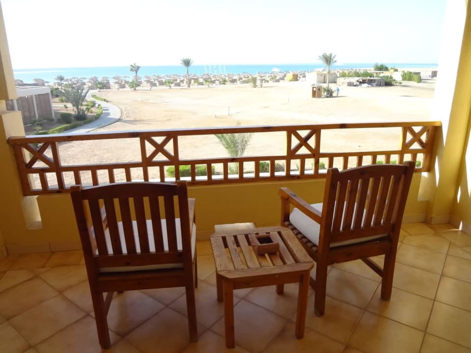 Balkon mit Meerblick Hotel Sheraton Soma Bay Resort