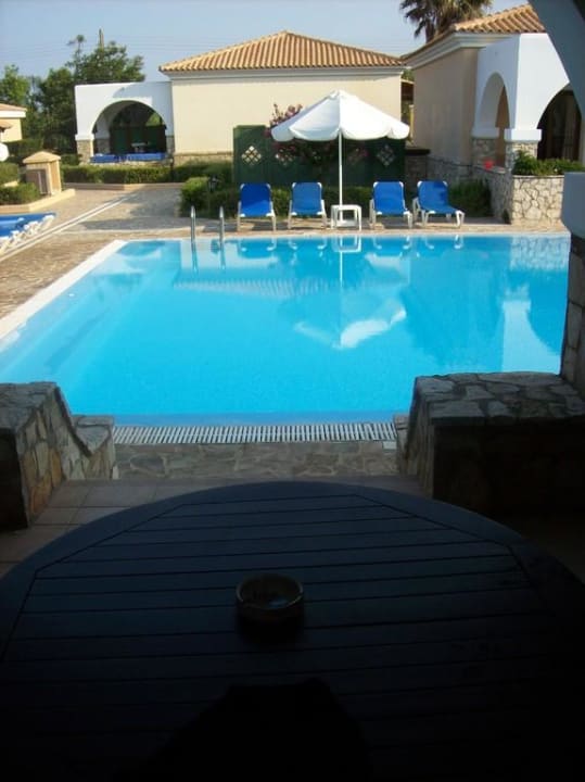 Vue de la terrasse Aldemar Olympian Village