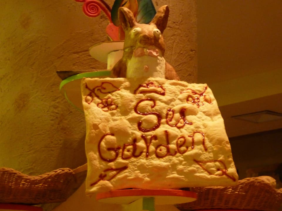 Deko im Restaurant Charmillion Gardens Aquapark