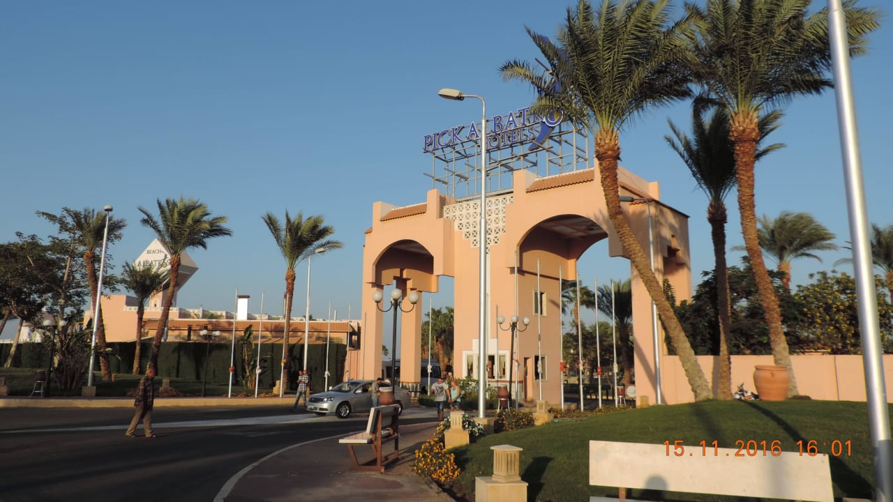 Eingangsbereich Beach Albatros Resort