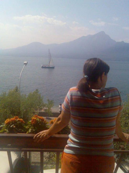 Blick über den Gardasee Hotel Fraderiana