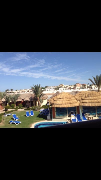 Ausblick vom Zimmer  Panorama Bungalows Resort El Gouna