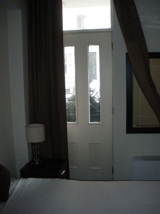 Blick vom Bett aus Apartments Grand Plaza