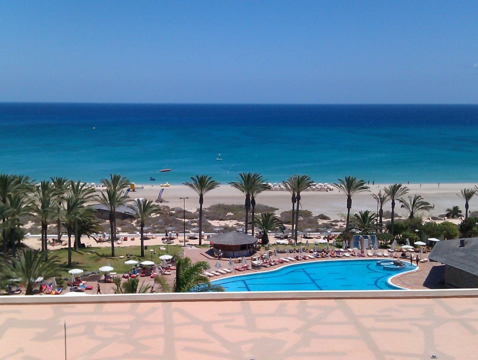 Die Aussicht aus der 7. Etage (Zimmer 711) SBH Hotel Costa Calma Palace