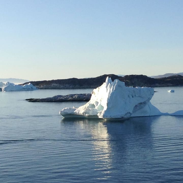 Ausblick aus Zimmer 205 Hotel Icefjord