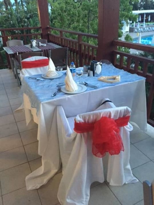 Für uns zum Abschied dekoriert Hotel Delphin Diva