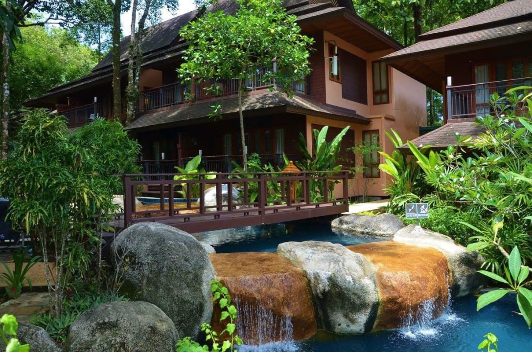 Wasserfall direkt am Zimmer Khao Lak Merlin Resort