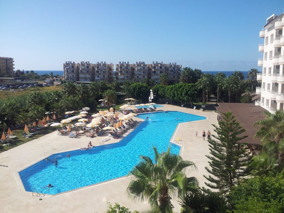 Pool-/Meerblick vom Zimmer (Suite) Hotel Royal Garden Beach