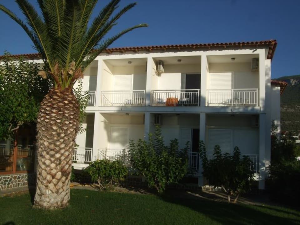 Hotel Bousoulas, die Zimmer von aussen gesehen Hotel Bousoulas