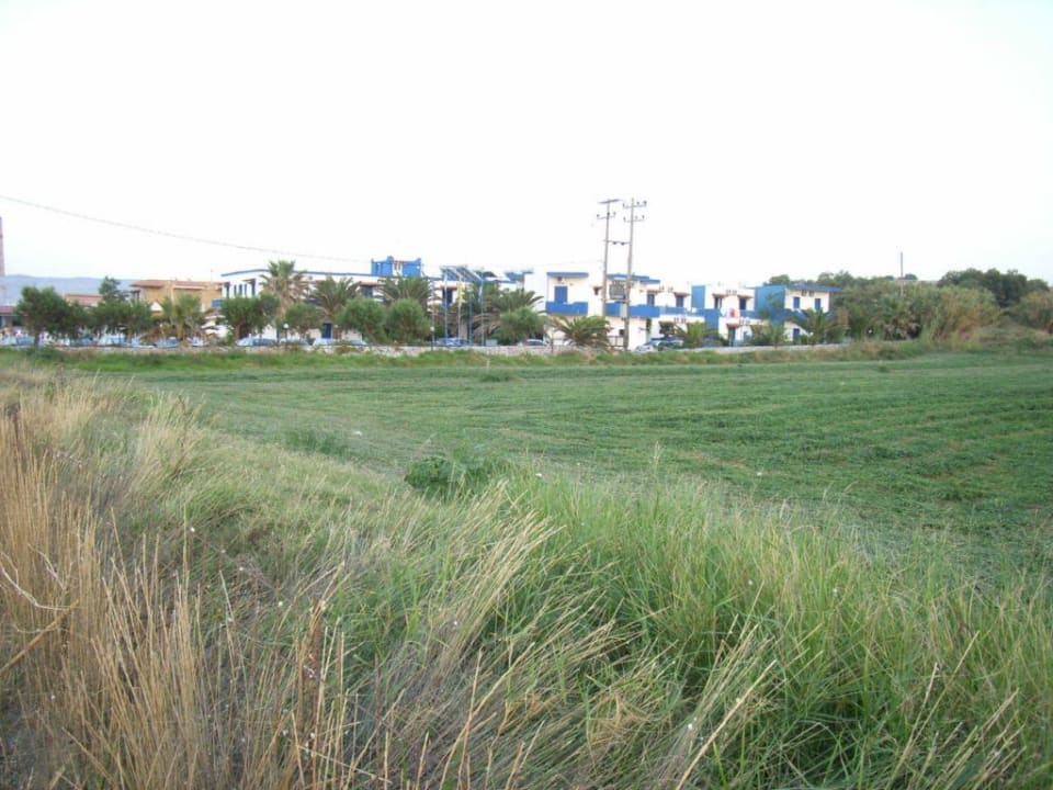 Mari Beach Blick vom Weg zum Hotel Casa Di Notos Beach Hotel