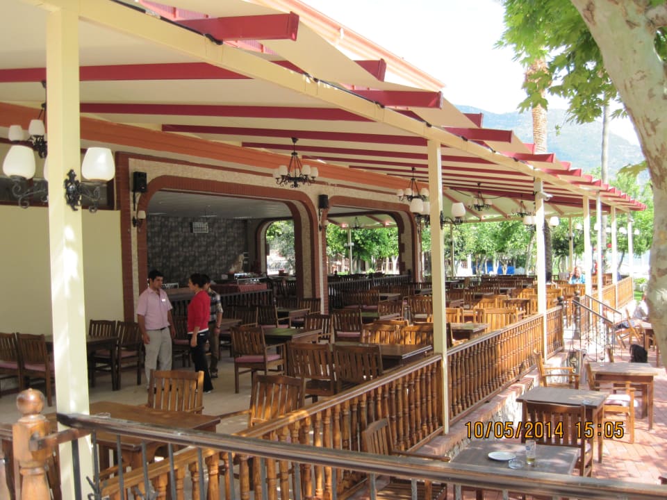 Hier wurde das Abendessen eingenommen. Hotel Meri