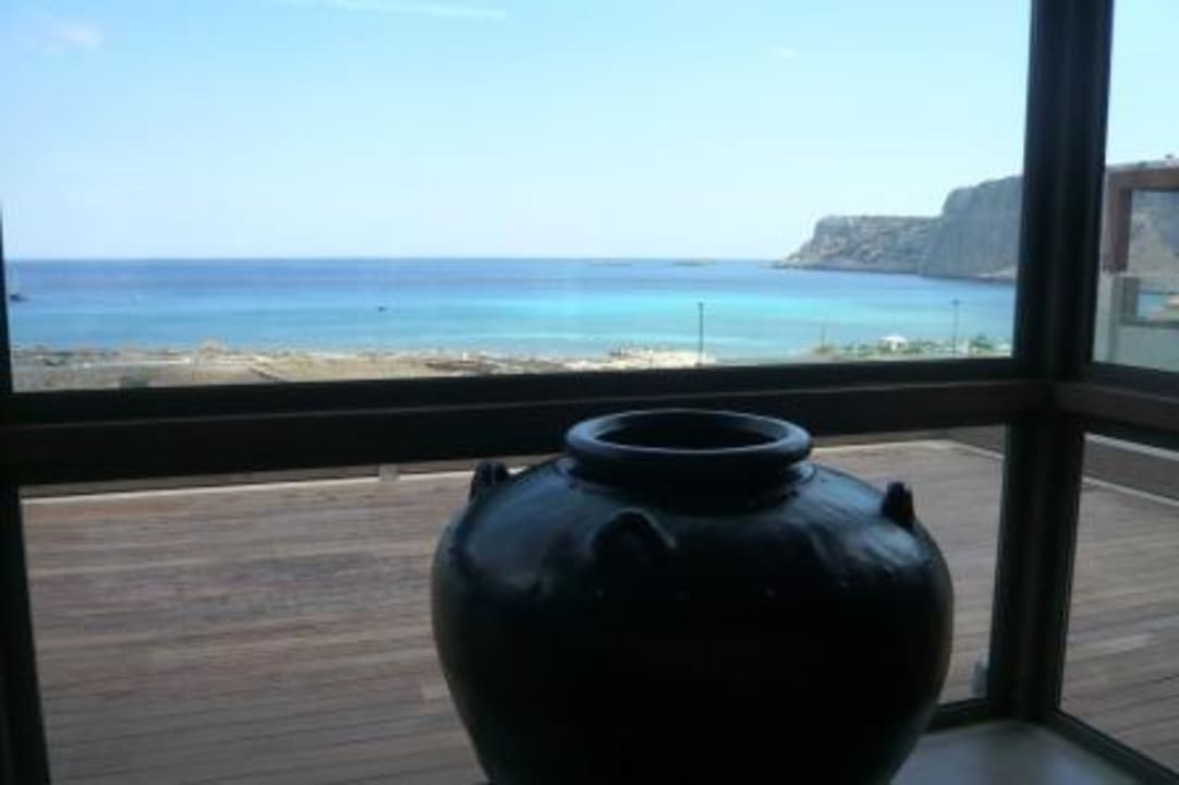 Terrasse bei der Rezeption Aquagrand Artistic Luxury Beach Resort - Adults only