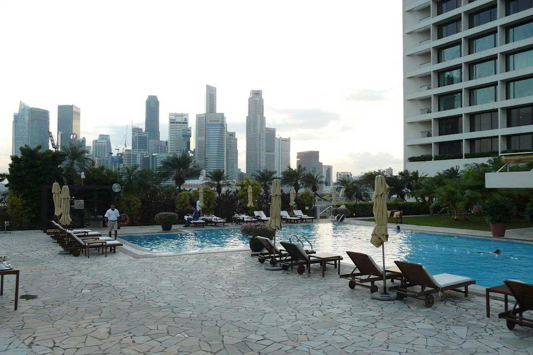 Poolterrasse Hotel Mandarin Oriental Singapore