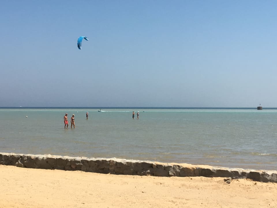 Für Kiter ein Traum, gute Bademöglichkeiten Mövenpick Resort & Spa El Gouna