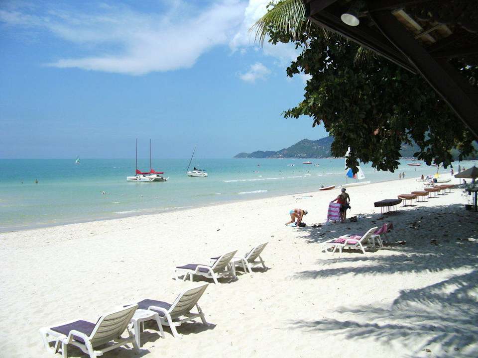 Hotel-Strand Blick nach Chaweng Noi Le Paradis Boutique Resort & Spa