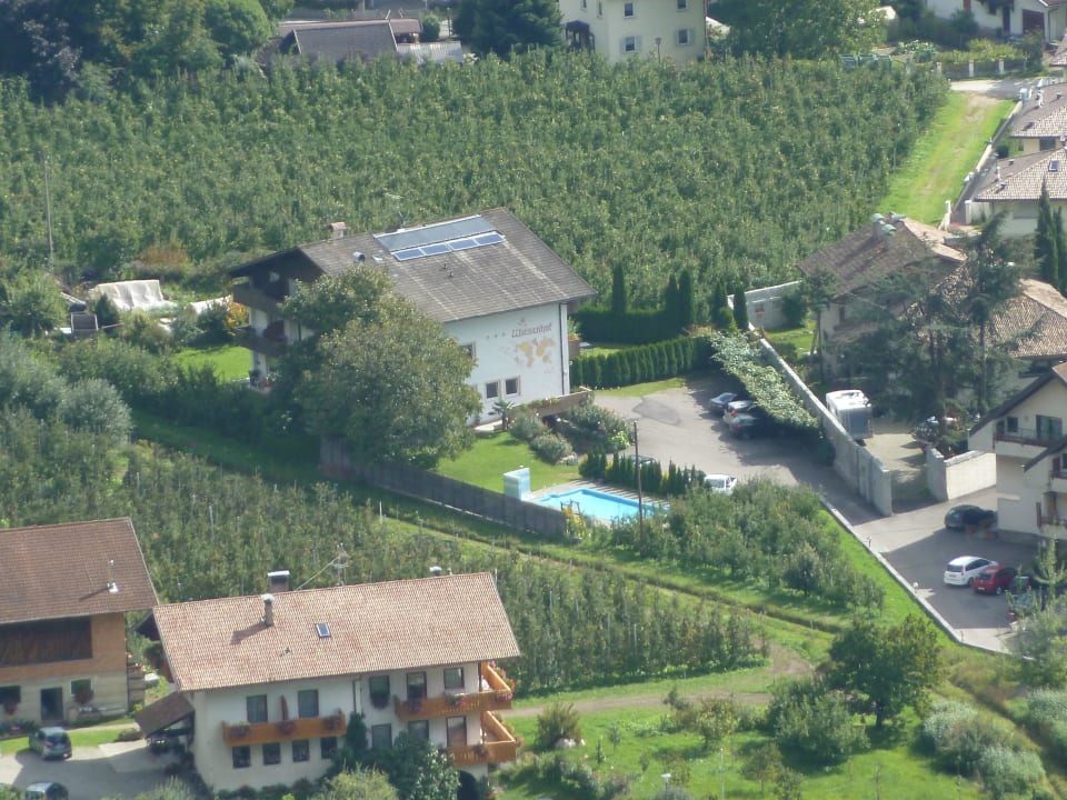 Hotelansicht vom Berg Garni-Hotel Wiesenhof