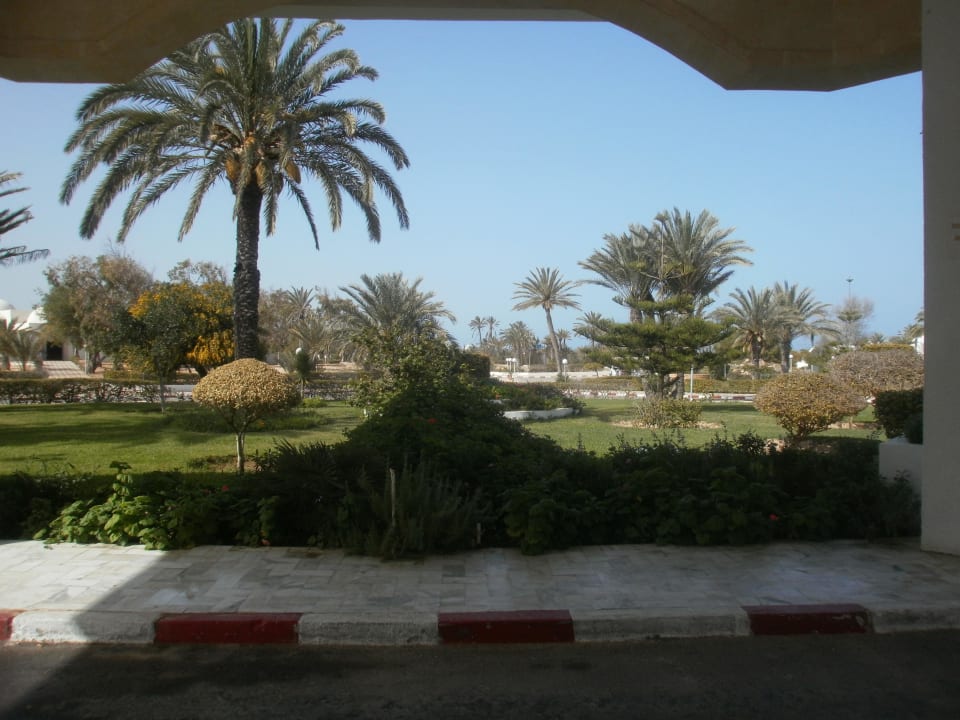 Blick vom Eingang Hotel El Mouradi Djerba Menzel