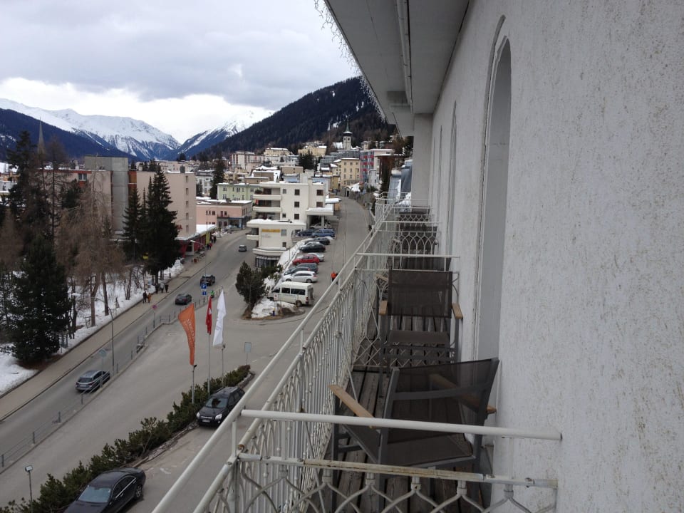 Blick nach Davos Platz Steigenberger Icon Grandhotel Belvédère