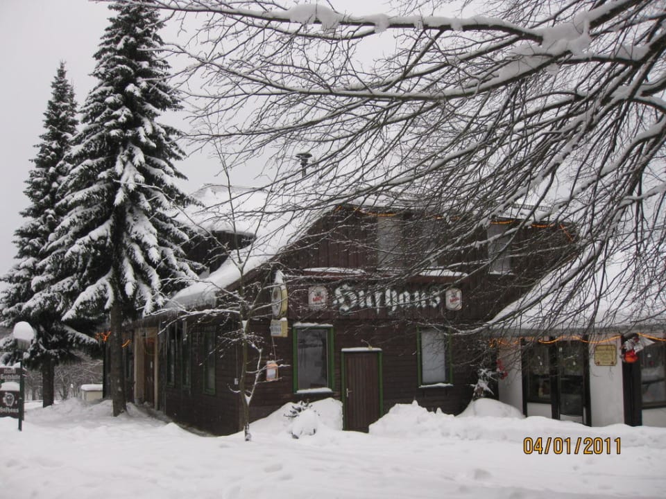 Hufhaus im Winter Hotel Hufhaus