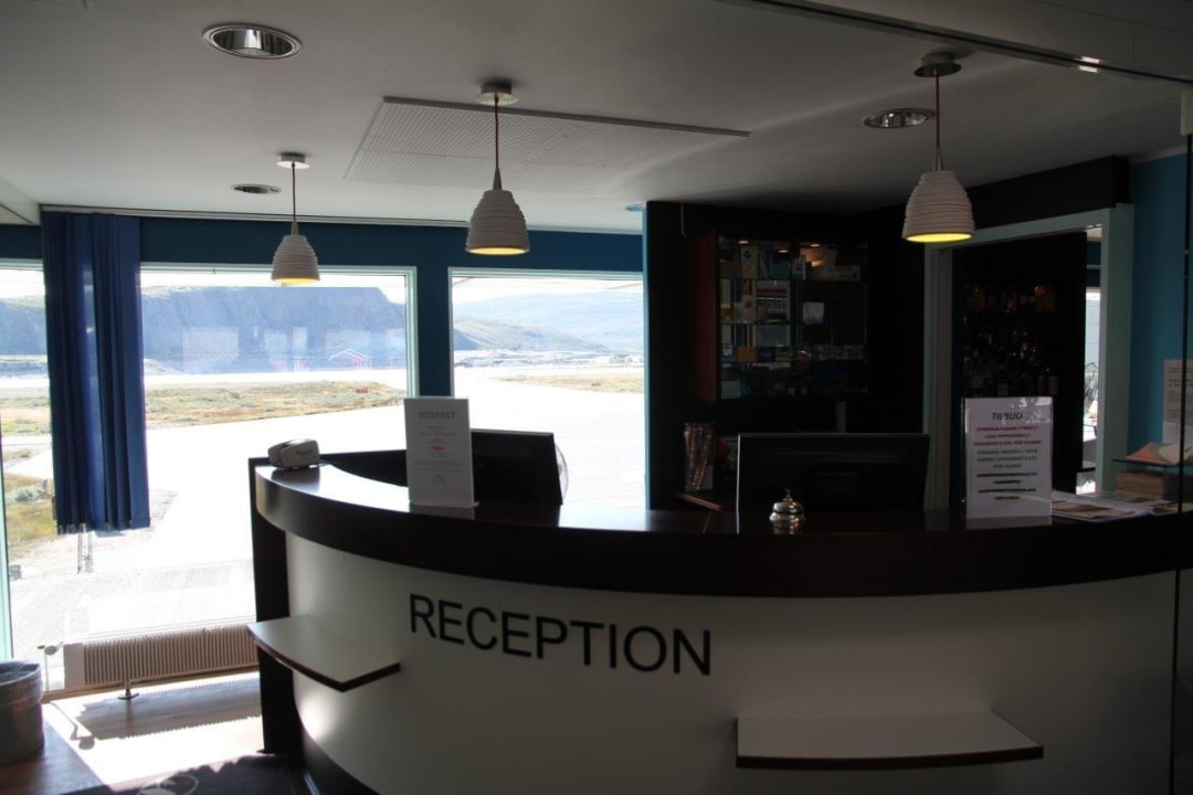 Rezeption, Hintergrund, Hotelbar Hotel Kangerlussuaq