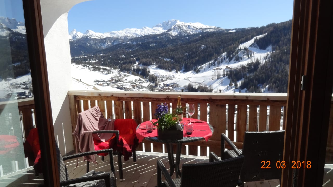Ausblick Appartements Chalet Bandiarac