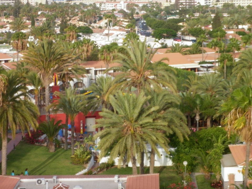 Luftbild Gartenanlage HL Miraflor Suites Hotel