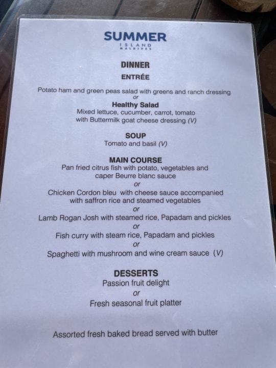 Gastro Summer Island Maldives