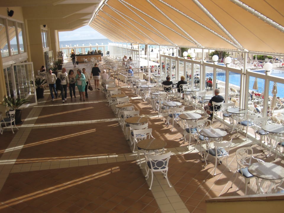 Außenterrasse Hotel Riu Oliva Beach - Hotel