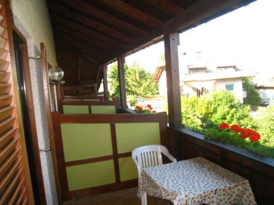 Großer Balkon Pension Saltneregg