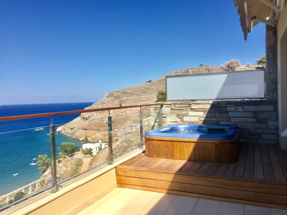 Deluxe Room Terrasse mit Jakuzzi Lindos Blu, Luxury Hotel & Suites - Adults only