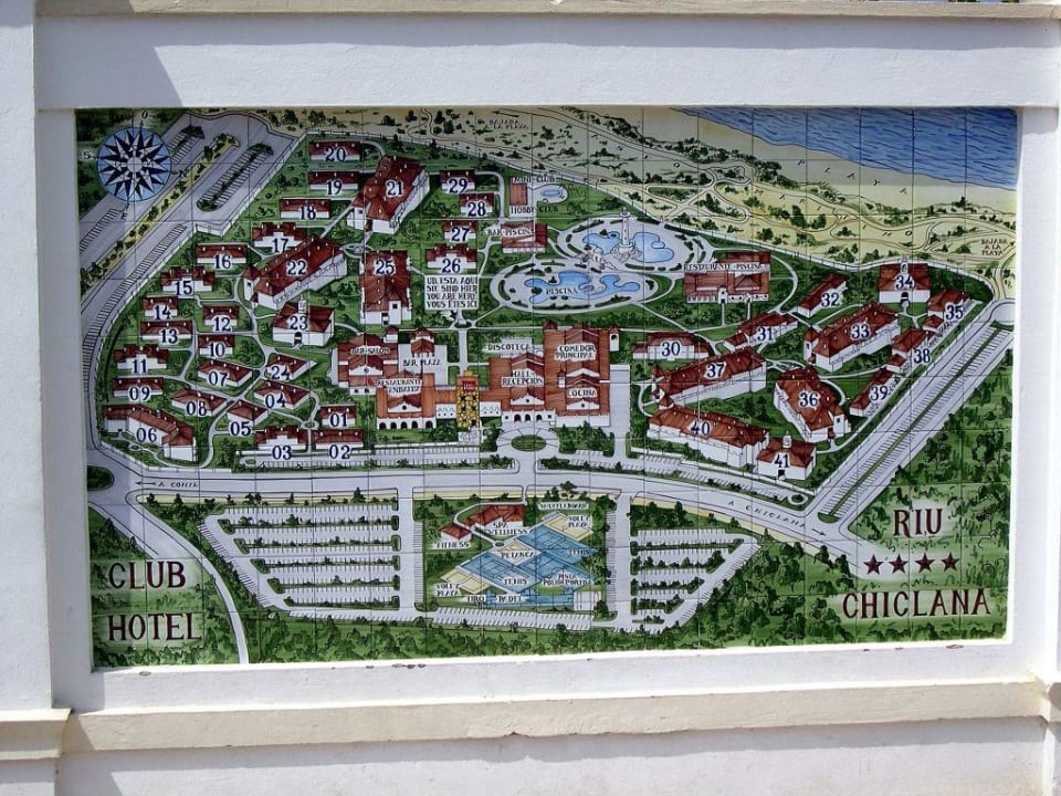 Lageplan der Wohneinheiten Hotel Riu Chiclana