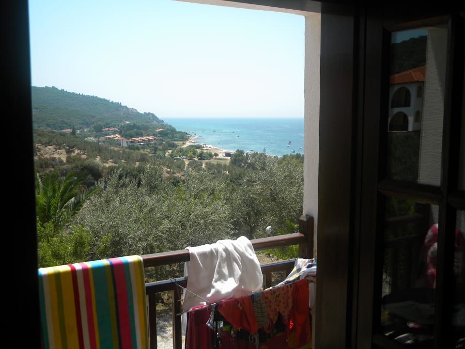 Unser Balkon Akrathos Beach Hotel