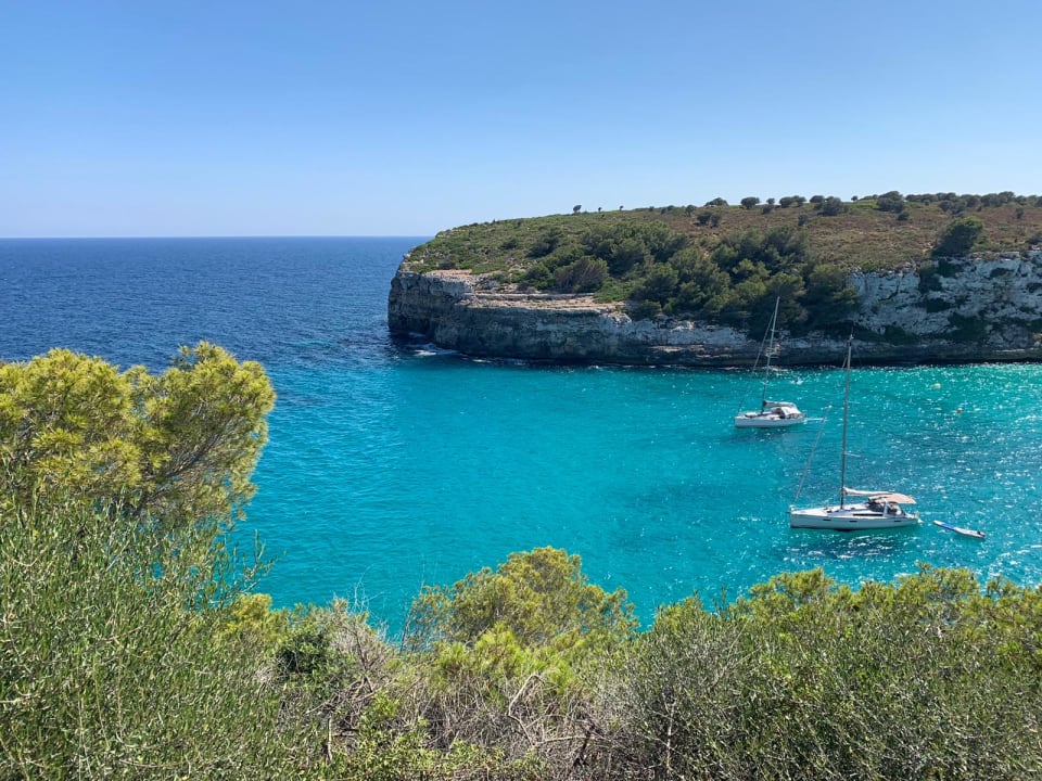 Ausblick blau punta reina