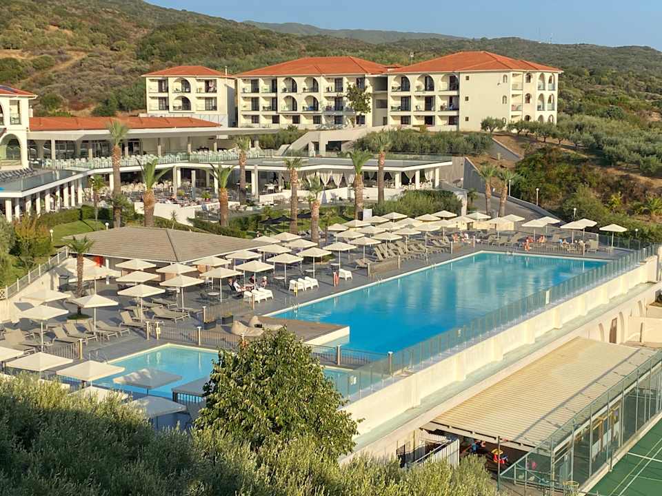 Ausblick Akrathos Beach Hotel