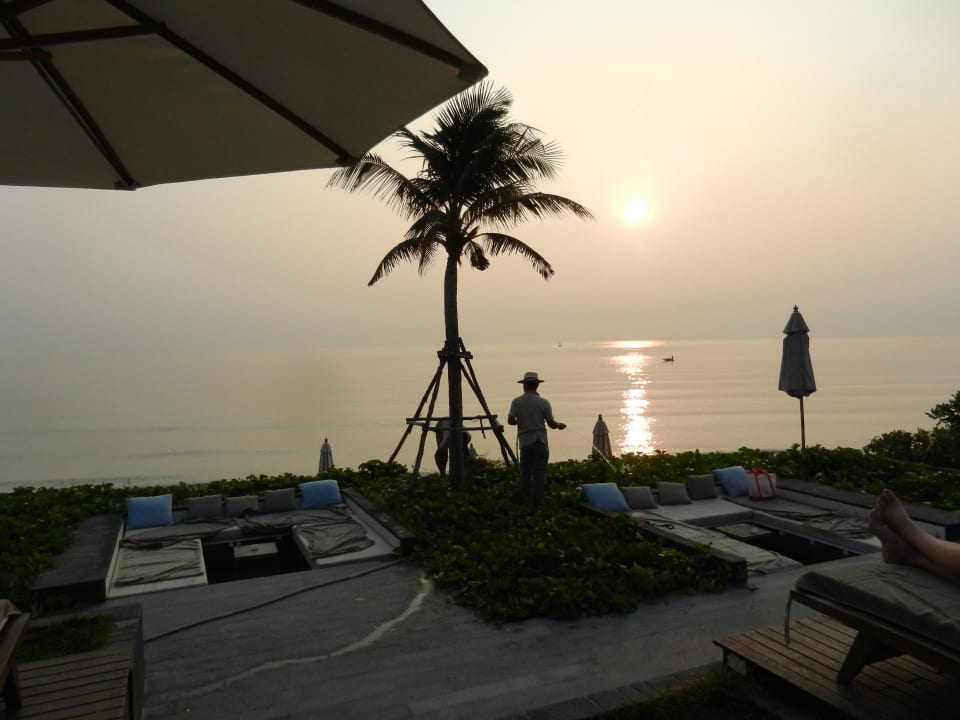 Sonnenaufgang (7:30) Cape Nidhra Hotel Hua Hin