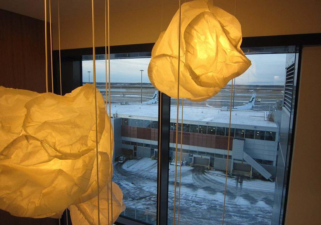 Design lamps Hilton Helsinki Airport