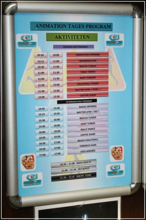 Animationsprogramm Sunis Evren Beach Resort Hotel & Spa