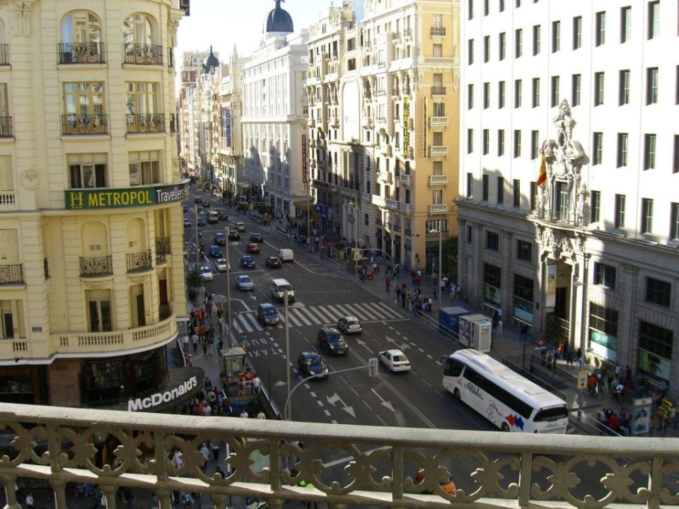 Zimmerausblick NH Collection Madrid Gran Vía