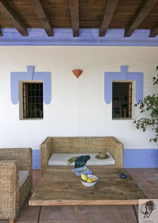 Colonial XIX porch Hotel Rural Can Pere