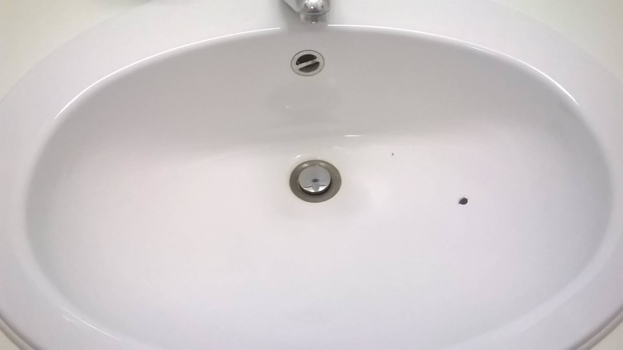 Angeschlagenes Waschbecken Landhotel Gasthof Krone