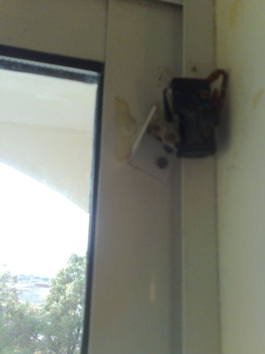 Klimaanlagenschalter an der Balkontüre Hotel Kalithea Mare Palace