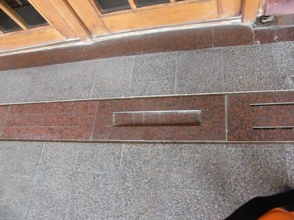 Broken floor bar entrance The Norm Oriental