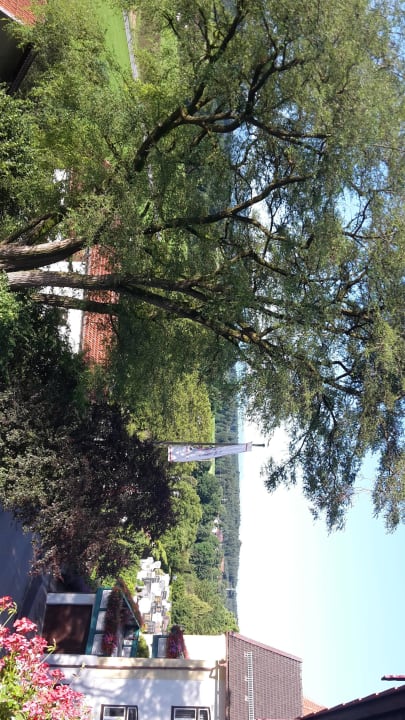 Zimmerausblick vom Balkon 1 Pension Zur Schönen Aussicht